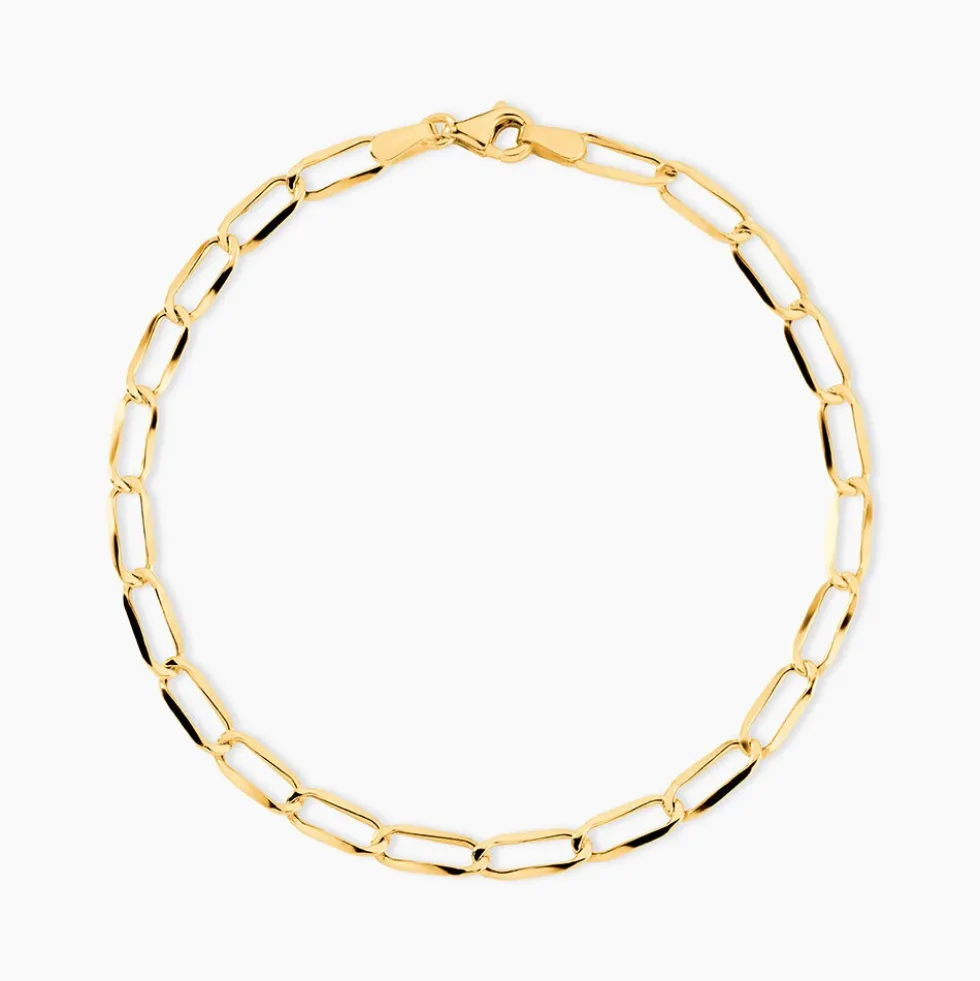 Bracelet Mayson Or Jaune Maille Cheval