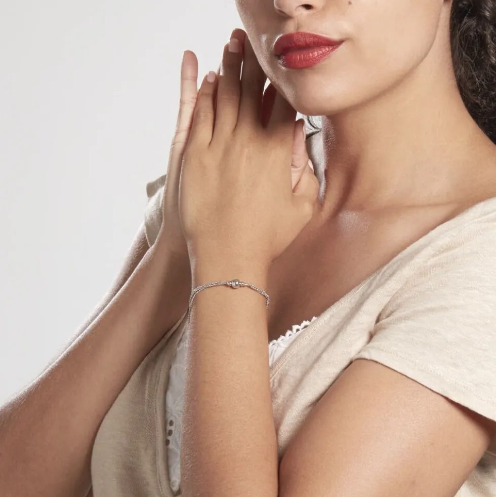 Bracelet Meili Argent Blanc