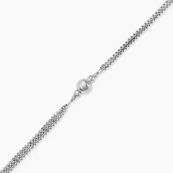Bracelet Meili Argent Blanc