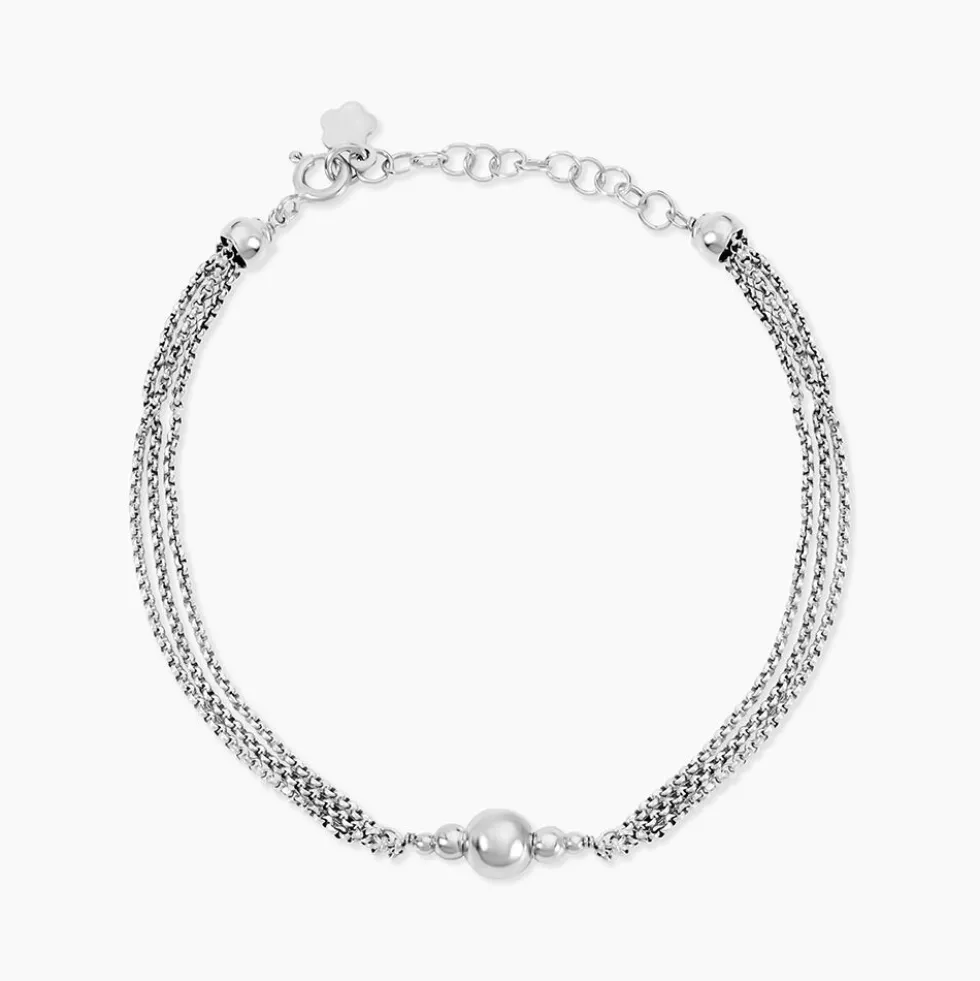 Bracelet Meili Argent Blanc