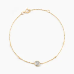Bracelet Melisane Or Jaune Diamant