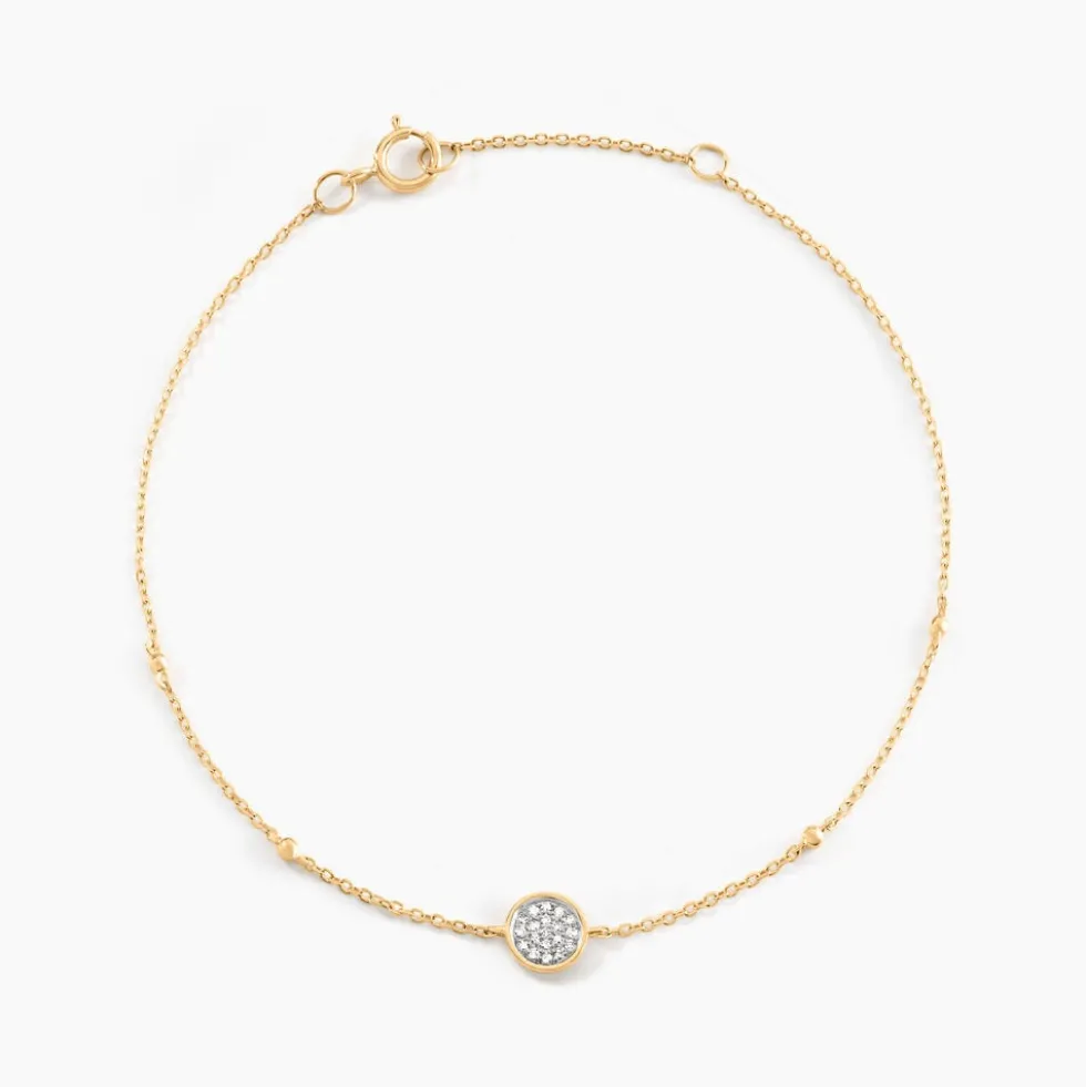 Bracelet Melisane Or Jaune Diamant