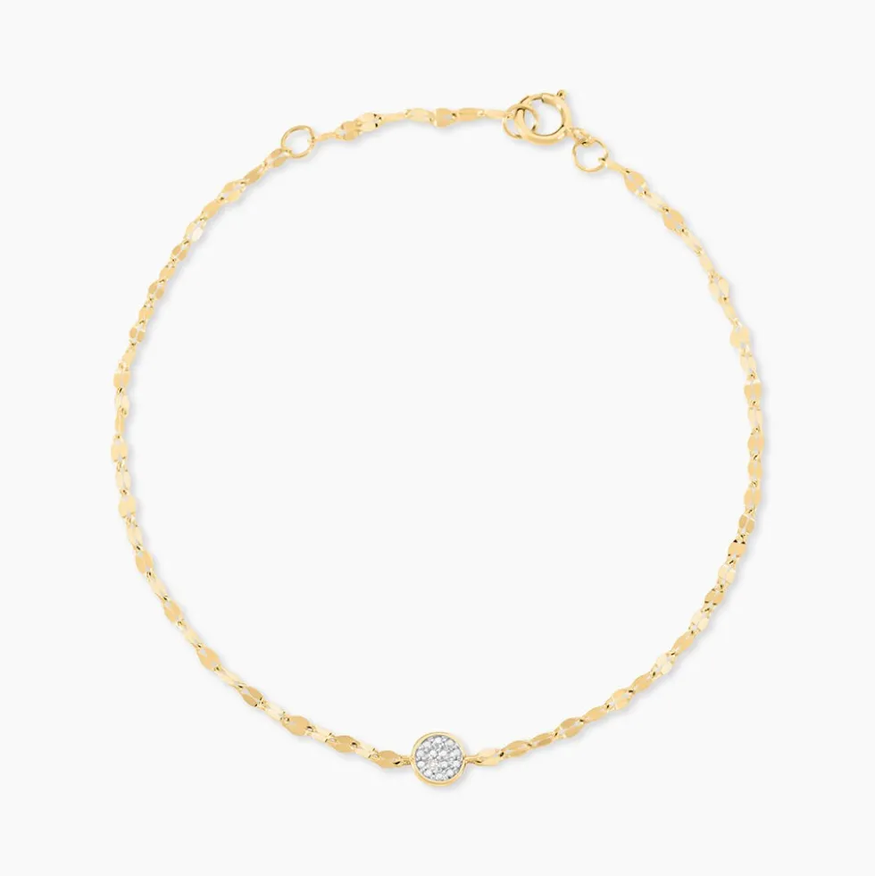 Bracelet Merideth Or Jaune Diamant