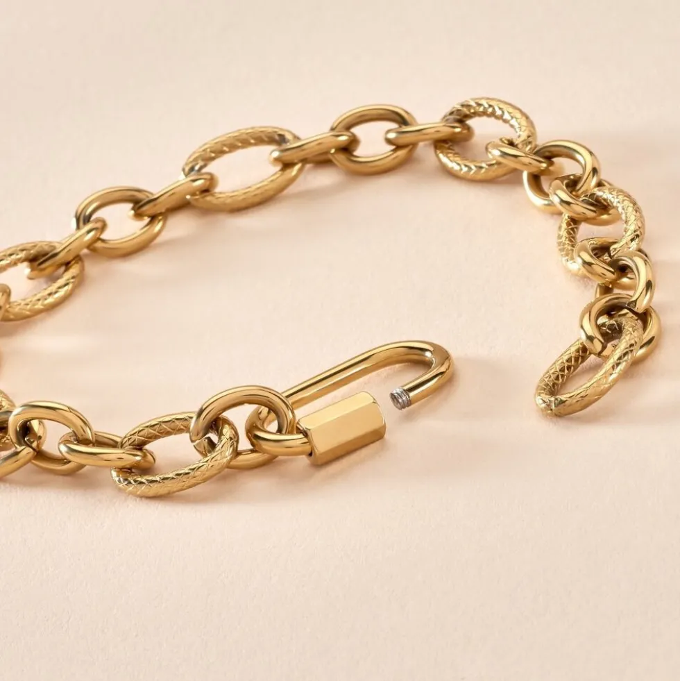 Bracelet Merrilyn Acier Doré