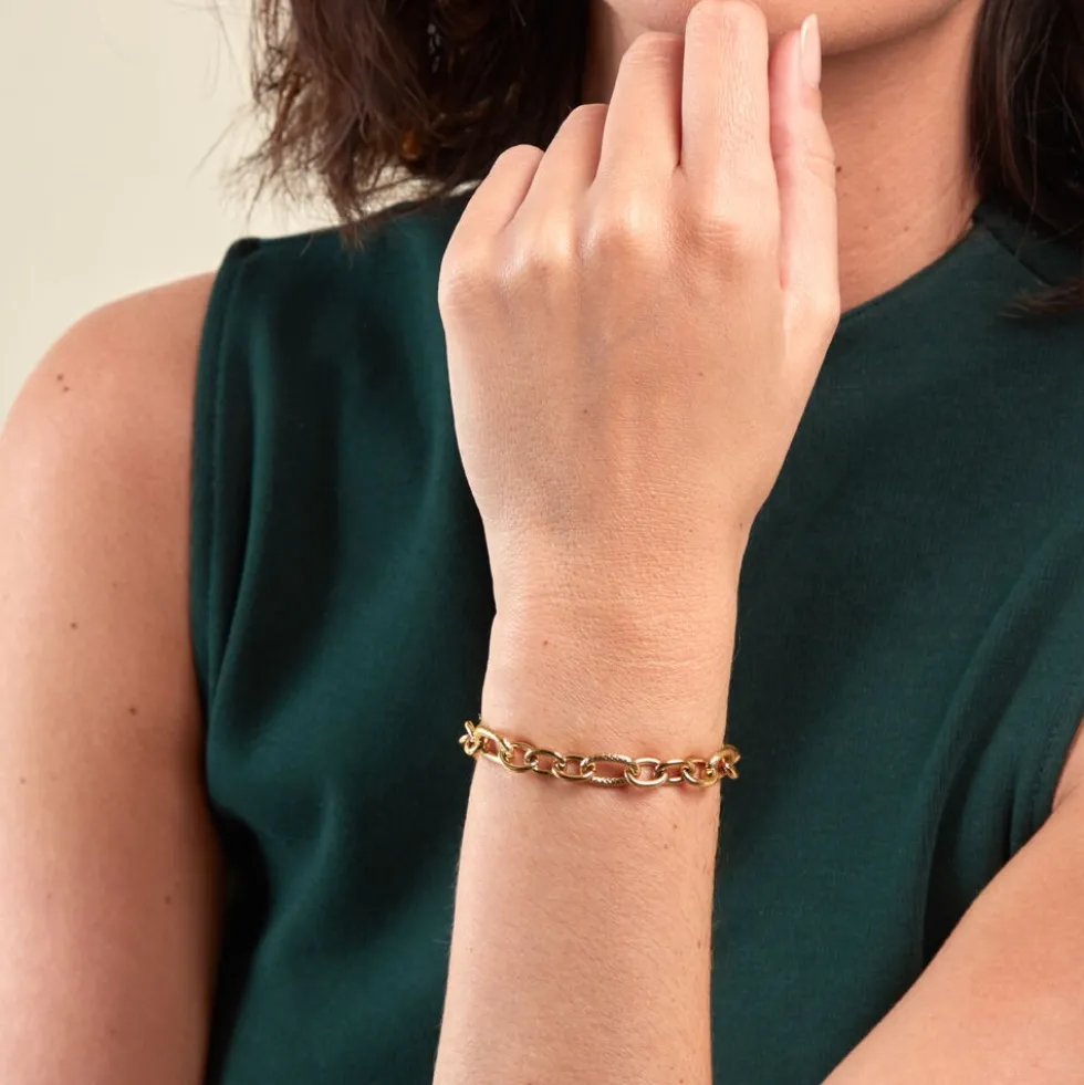 Bracelet Merrilyn Acier Doré