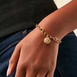 Bracelet Milina Acier Jaune Cristal