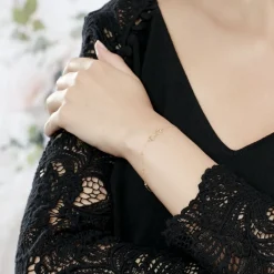 Bracelet Miny Infini Boules Diamante Or Jaune