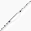 Bracelet Métal Acier Blanc