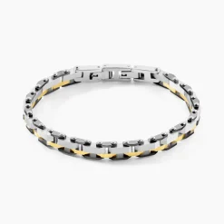 Bracelet Métal Acier Tricolore