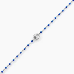 Bracelet Muguette Argent Blanc
