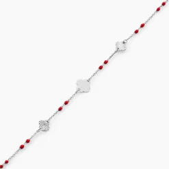 Bracelet Muguette Argent Blanc