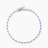 Bracelet Muguette Argent Blanc