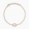 Bracelet Muse Argent Rose Nacre Oxyde De Zirconium