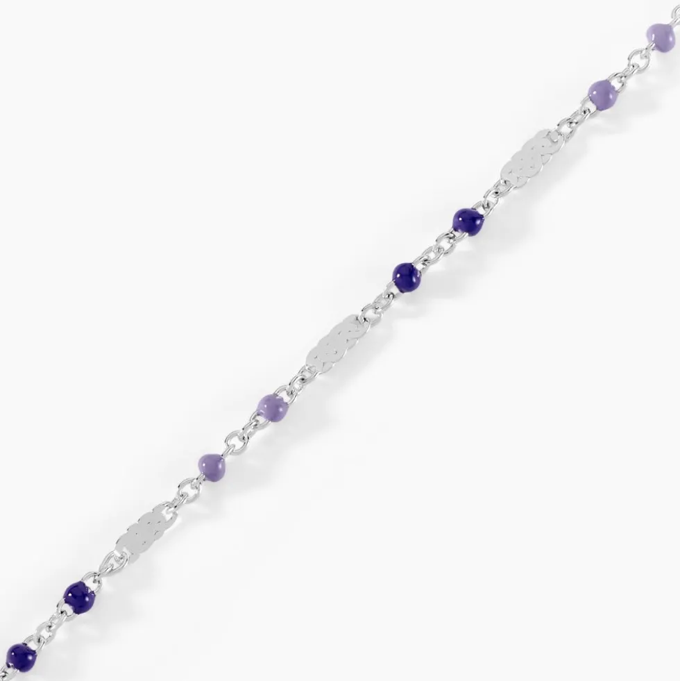 Bracelet Myliane Argent Blanc