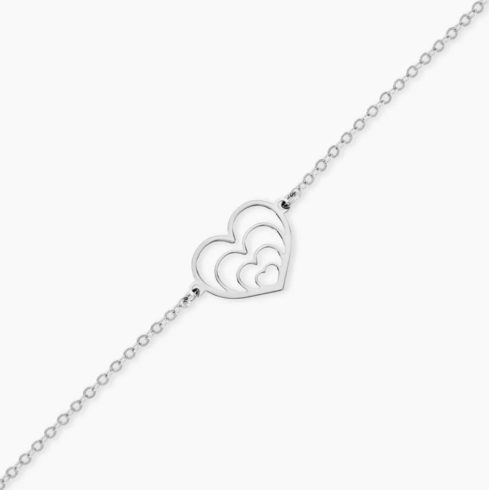 Bracelet Naleen Argent Blanc