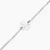 Bracelet Naomie Argent Blanc