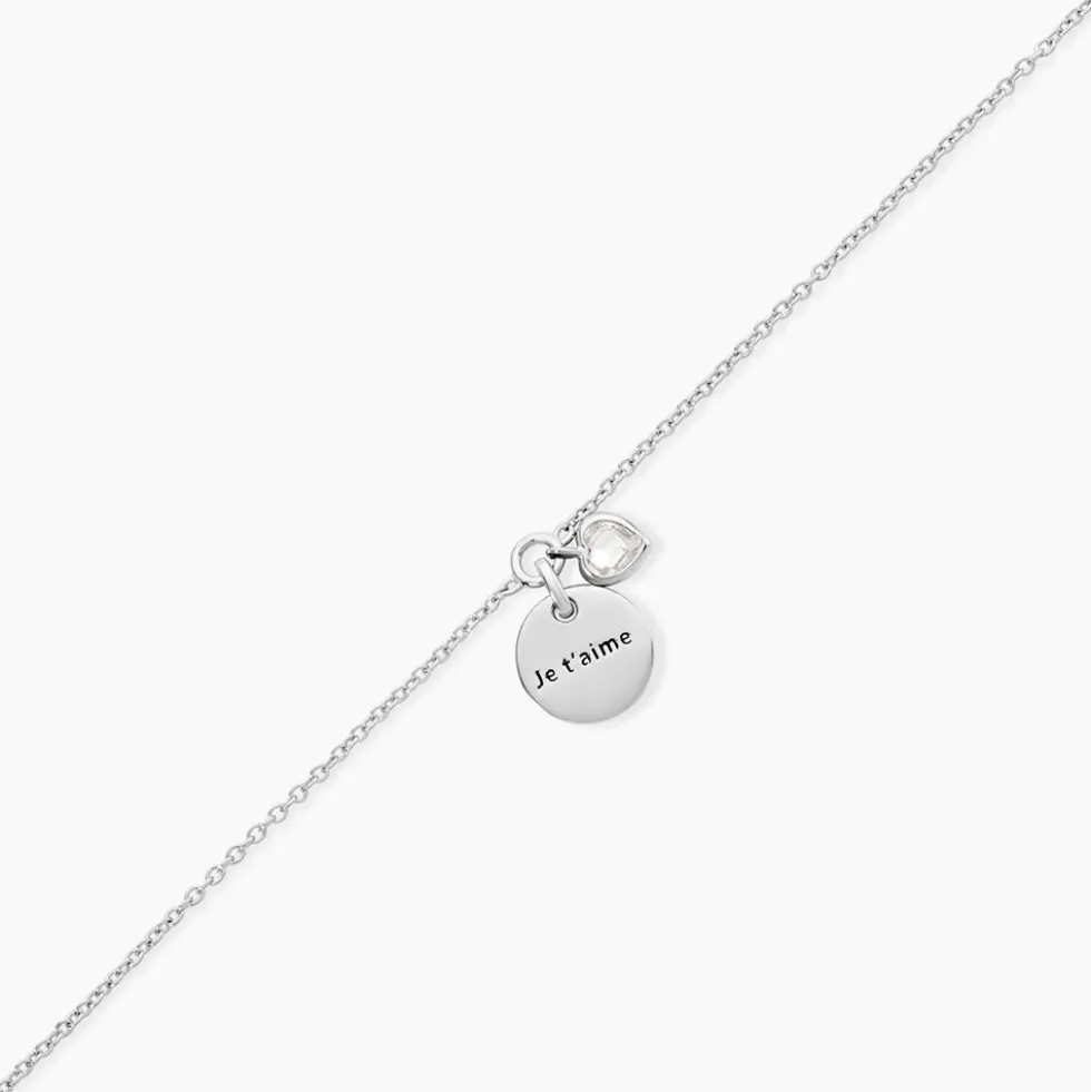 Bracelet Nikoline Argent Blanc Oxyde De Zirconium