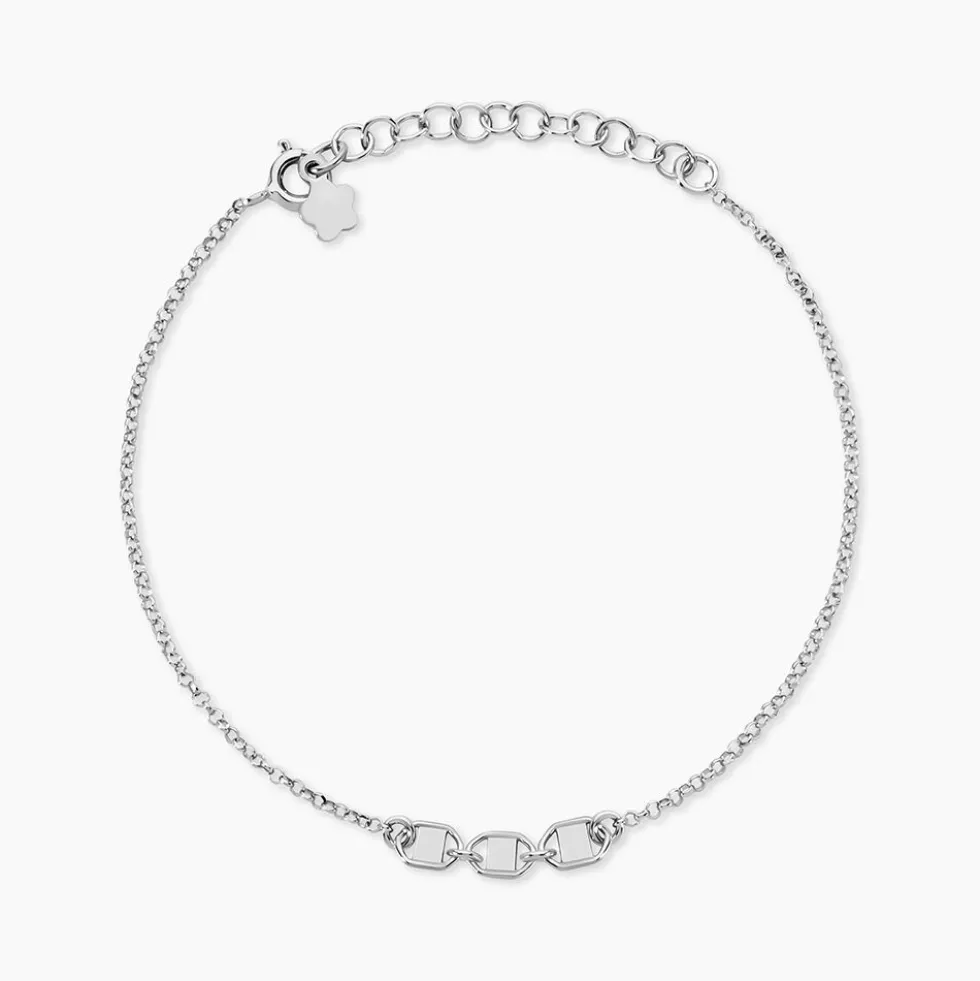 Bracelet Nissa Argent Blanc