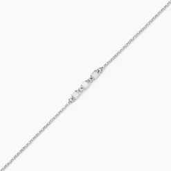 Bracelet Nissa Argent Blanc