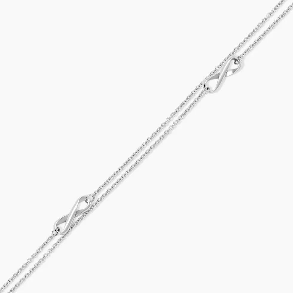 Bracelet Noelle Argent Blanc