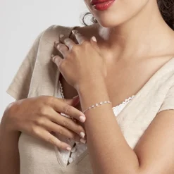 Bracelet Odyssee Argent Blanc Oxyde De Zirconium