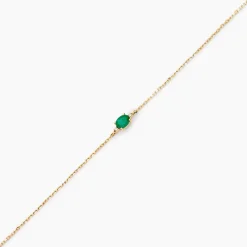 Bracelet Opeyemi Or Jaune Emeraude Diamant