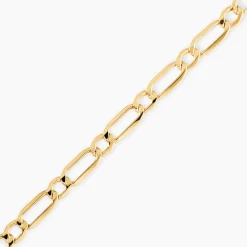 Bracelet Ophelio Maille Alternee 1/1 Or Jaune