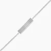 Bracelet Orace Argent Blanc