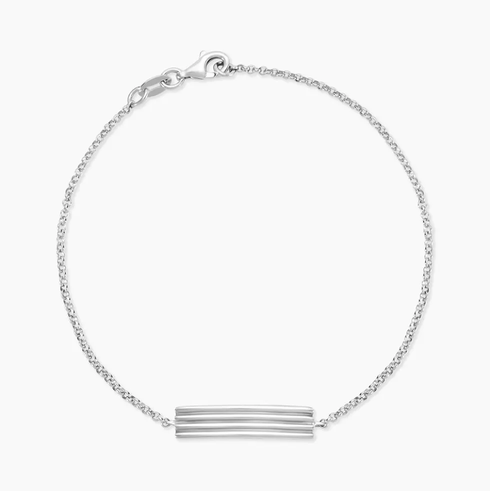Bracelet Orace Argent Blanc