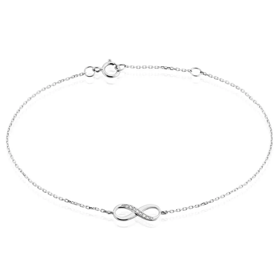Bracelet Or Blanc Adrasteia Diamants