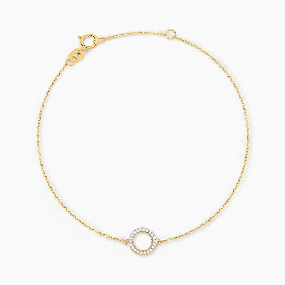 Bracelet Or Jaune Acantha Diamants