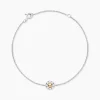 Bracelet Or Jaune Argent Blanc Oxyde De Zirconium
