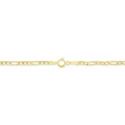 Bracelet Or Jaune Caméo Maille Alternée 1/3
