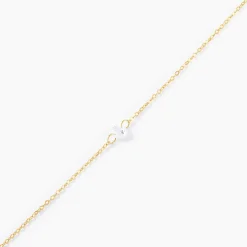Bracelet Or Jaune Emilee Oxyde De Zirconium
