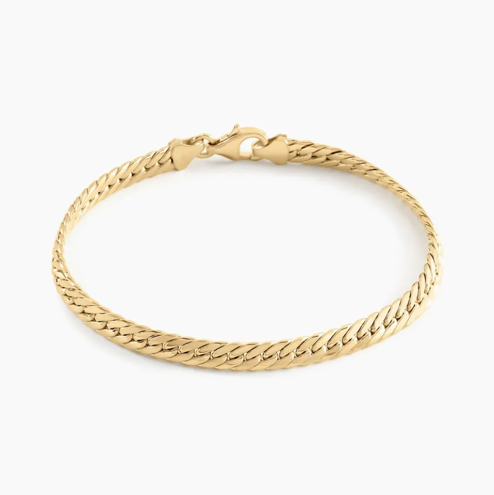 Bracelet Or Jaune Izel Maille Anglaise