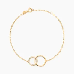 Bracelet Or Jaune Nesrine Oxydes