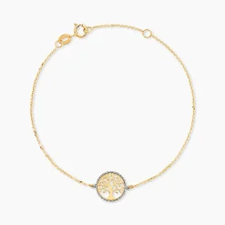 Bracelet Or Jaune Tussilage