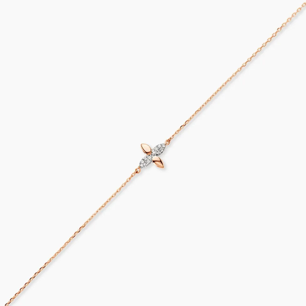 Bracelet Or Rose Ginila Diamants
