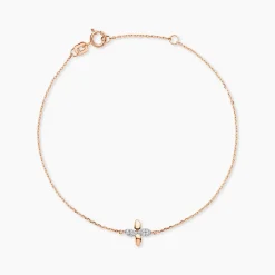 Bracelet Or Rose Ginila Diamants