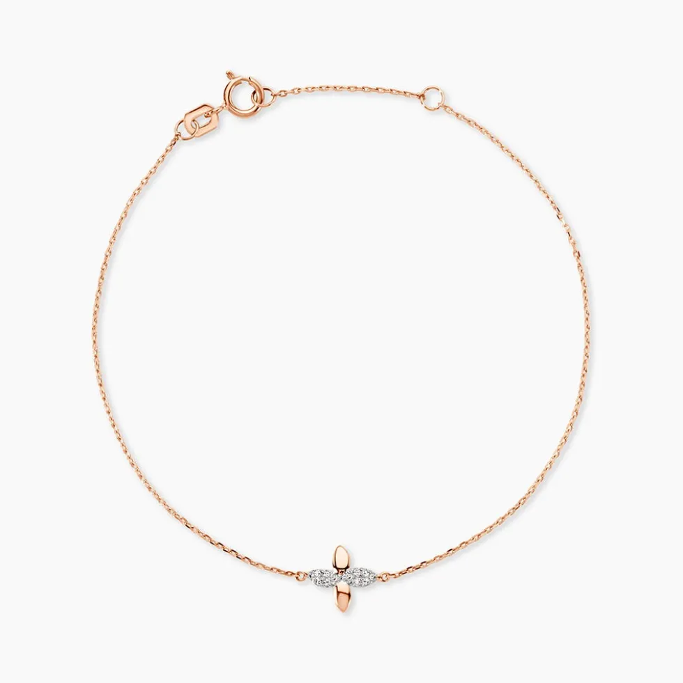 Bracelet Or Rose Ginila Diamants
