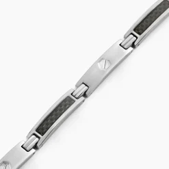 Bracelet Patrick Acier Blanc