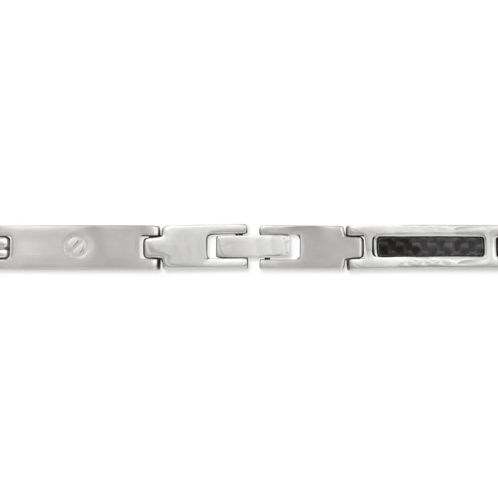 Bracelet Patrick Acier Blanc