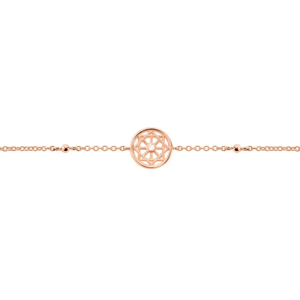 Bracelet Peinda Argent Rose Oxyde De Zirconium