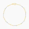 Bracelet Peyronne Or Bicolore