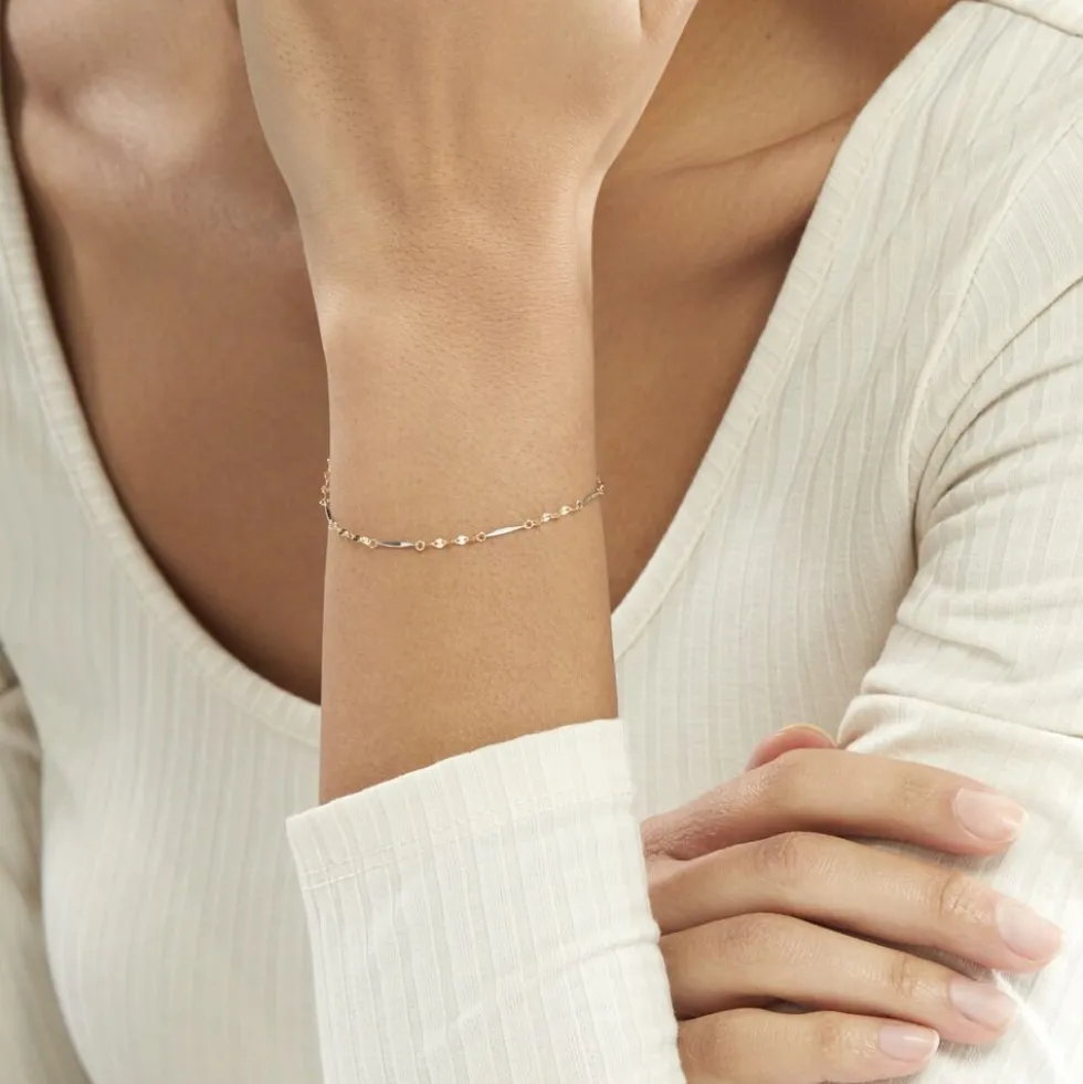 Bracelet Peyronne Or Bicolore