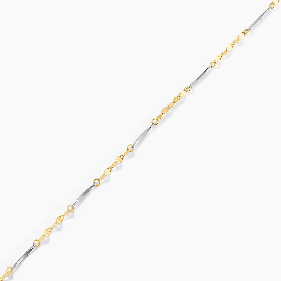 Bracelet Peyronne Or Bicolore