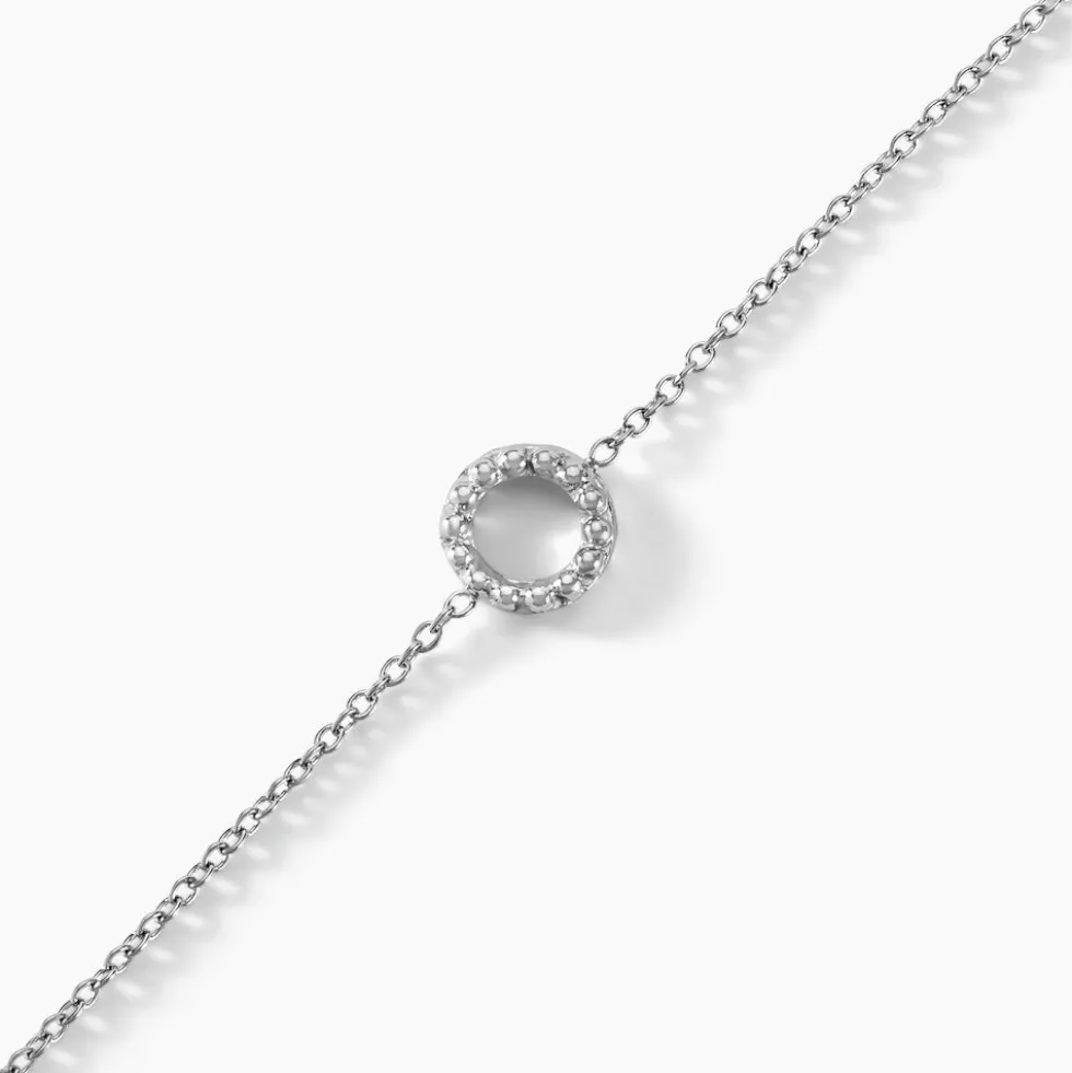 Bracelet Peytone Argent Blanc