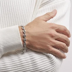 Bracelet Phebus Him Badice Acier Blanc