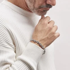 Bracelet Phebus Him Badice Acier Blanc