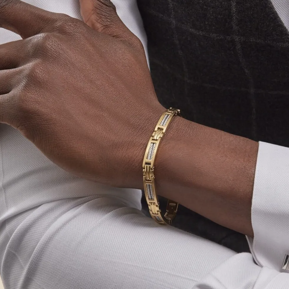 Bracelet Phebus Him Classique Acier Jaune